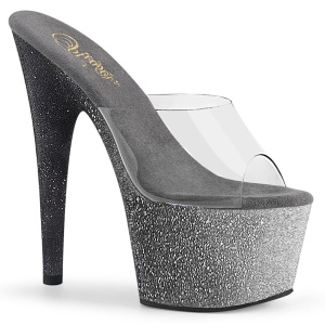 Glitter platformě 18 cm ADORE-701OMBRE pantofle na podpatku pro tanec na tyči
