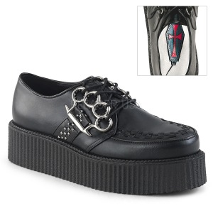 Koženka 5 cm V-CREEPER-516 Creepers Boty Pánské