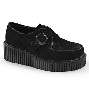 Koženka CREEPER-118 Platformě Creepers Boty Dámské