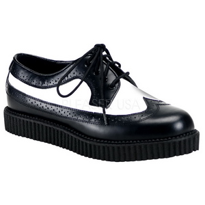 Kůže 2,5 cm CREEPER-608 Platformě Creepers Boty Pánské