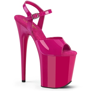 Pink platformě 20 cm FLAMINGO-809 pleaser vysoké podpatky