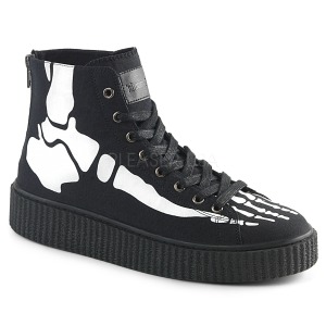 Plátno 4 cm SNEEKER-252 sneakers creepers boty panske