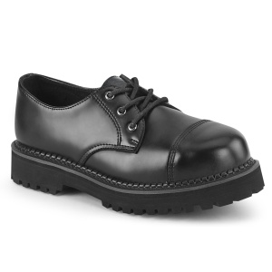 Pravé kůže RIOT-03 demonia boty  - unisex punk boty ocelové špice