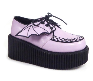 Růžový 7,5 cm CREEPER-205 Platformě creepers na netopýří křídla