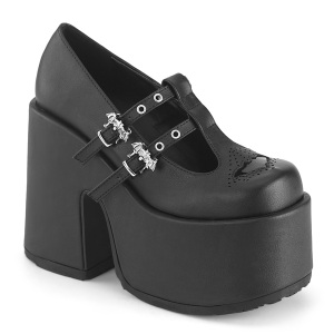 Vegan 13 cm Demonia CAMEL-55 Platformě boty na tlustém podpatku