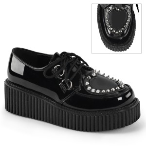Černý 5 cm CREEPER-108 Platformě Creepers Obuvi Dámské