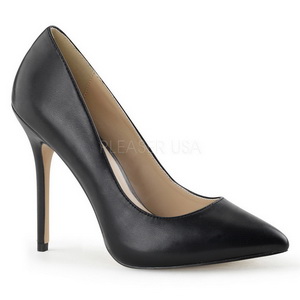 Černý Matná 13 cm AMUSE-20 Lodičky Dámské Stiletto Podpatků