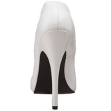 Bílá Lakované 15 cm DOMINA-420 Lodičky Dámské Stiletto Podpatků