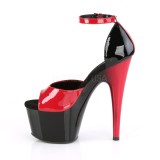 Dvoubarevný 18 cm ADORE-789 Boty na platformě a podpatku