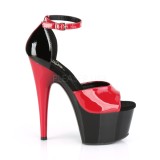 Dvoubarevný 18 cm ADORE-789 Boty na platformě a podpatku