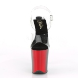 Dvoubarevný 20 cm FLAMINGO-808BR Platformě Vysoké Podpatky