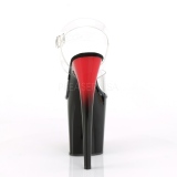 Dvoubarevný 20 cm FLAMINGO-808BR Platformě Vysoké Podpatky