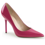 Fuchsia Lakované 10 cm CLASSIQUE-20 Lodičky pro muže