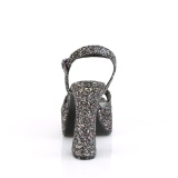 Glitter 13 cm DOLLY-09 demonia vysoké podpatky s hustými podpatky
