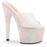 Glitter platformě 18 cm ADORE-701HMG pantofle na podpatku pro tanec na tyči