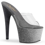 Glitter platformě 18 cm ADORE-701OMBRE pantofle na podpatku pro tanec na tyči