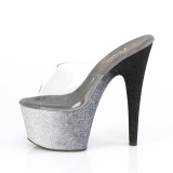 Glitter platformě 18 cm ADORE-701OMBRE pantofle na podpatku pro tanec na tyči