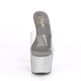 Glitter platformě 18 cm ADORE-701OMBRE pantofle na podpatku pro tanec na tyči