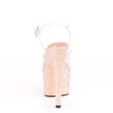 Glitter platformě 18 cm ADORE-708LG-4 sandaly na podpatku pro tanec na tyči