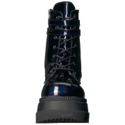 Hologram 11,5 cm SHAKER-52 klinove kozačky platformě cerny
