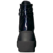 Hologram 11,5 cm SHAKER-52 klinove kozačky platformě cerny