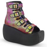 Hologram 9 cm VIOLET-150 kotníkové botičky s otevřenou špičkou