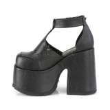 Koženka 13 cm Demonia CAMEL-103 Platformě boty