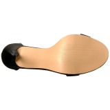 Koženka 13 cm Pleaser AMUSE-10 dámské sandály na podpatku