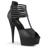 Koženka 15 cm DELIGHT-626 pleaser sandály na platformě