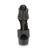 Koženka 15 cm DELIGHT-626 pleaser sandály na platformě