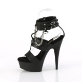 Koženka 15 cm DELIGHT-661 pleaser vysoké podpatky na platformě