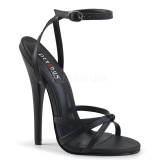 Koženka 15 cm Devious DOMINA-108 dámské sandály na podpatku