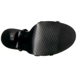 Koženka 15 cm Devious DOMINA-108 dámské sandály na podpatku