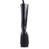Koženka 15 cm MEGA-602 Platformě Gothic Kozačky Pánské