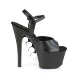 Koženka 18 cm KNUCKS-709 pleaser vysoké podpatky na platformě