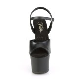 Koženka 18 cm KNUCKS-709 pleaser vysoké podpatky na platformě