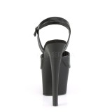 Koženka 18 cm KNUCKS-709 pleaser vysoké podpatky na platformě