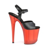 Koženka 20 cm FLAMINGO-809T pleaser boty na vysoké podpatky