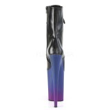 Koženka 23 cm INFINITY-1020BP pleaser kotníkové kozačky s platformě