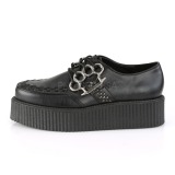 Koženka 5 cm V-CREEPER-516 Creepers Boty Pánské