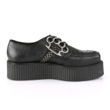 Koženka 5 cm V-CREEPER-516 Creepers Boty Pánské