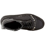 Koženka 5 cm V-CREEPER-565 Platformě Creepers Kozačky Pánské