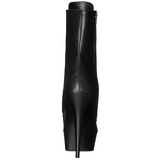 Koženka Platformě Kotníkové Kozačky 15,5 cm DELIGHT-1020
