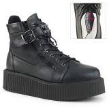 Koženka V-CREEPER-566 Platformě Creepers Kozačky Pánské
