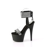 Koženka strass 18 cm ADORE-770 vysoké podpatky s kotníková manžeta