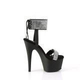 Koženka strass 18 cm ADORE-770 vysoké podpatky s kotníková manžeta
