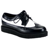 Kůže 2,5 cm CREEPER-608 Platformě Creepers Boty Pánské