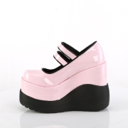 Lakovaná 13 cm VOID-37 alternativní boty platformě ruzovy