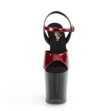Lakovaná 20 cm FLAMINGO-809SP pleaser vysoké podpatky na platformě