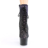 Nachový glitter 18 cm ADORE-1020OMBG kotnikové kozačky pro tanec na tyči